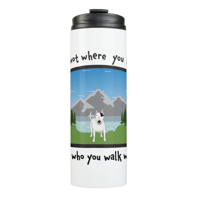 Rex The TV Terrier Take A Walk tumbler (Front)