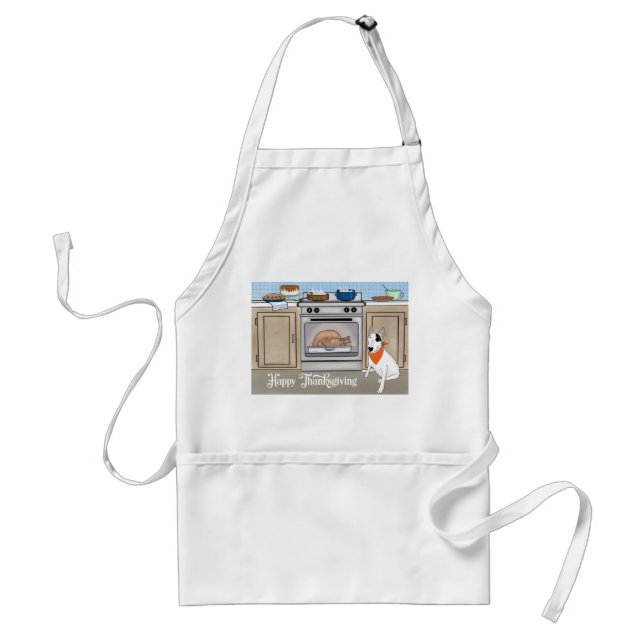 Rex The TV Terrier Thanksgiving Apron (Front)