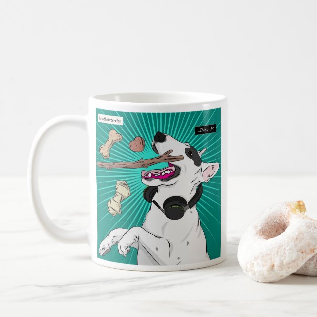 Rex The TV Terrier Virtual Fetch mug (With Donut)