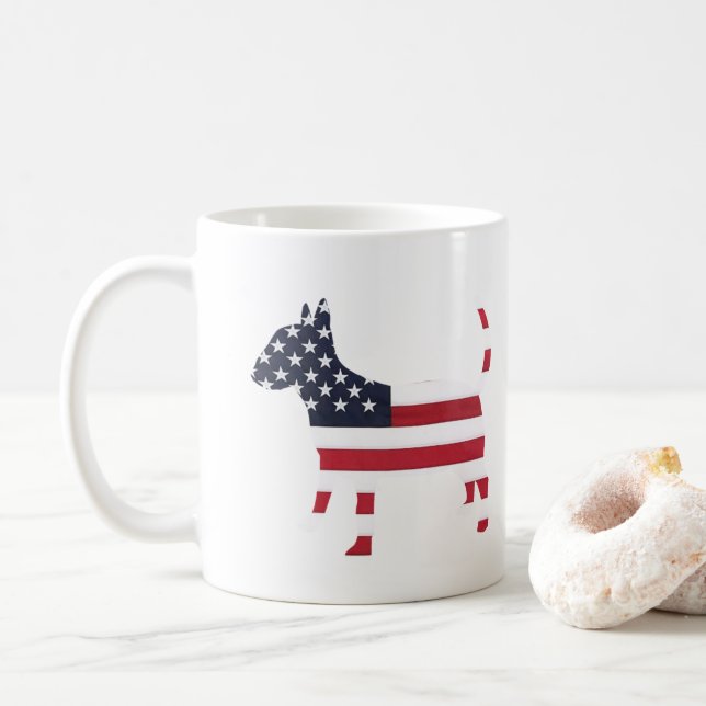 Rex The TV Terrier Vote Mug (With Donut)