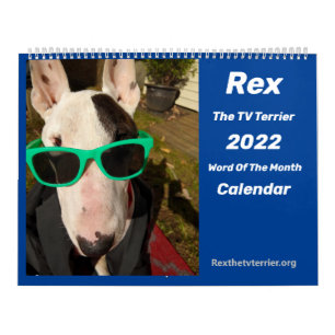 Rex The TV Terrier Word of the month 2022 Calendar