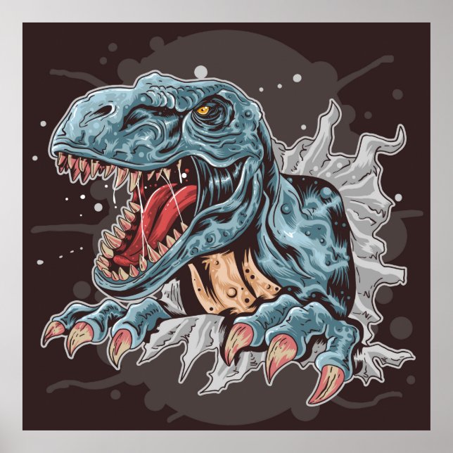 Rex Tyrannosaurus Poster (Front)