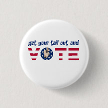 Rex Vote pin, tail