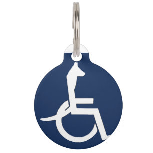 Rex Wheelchair Pet Tag