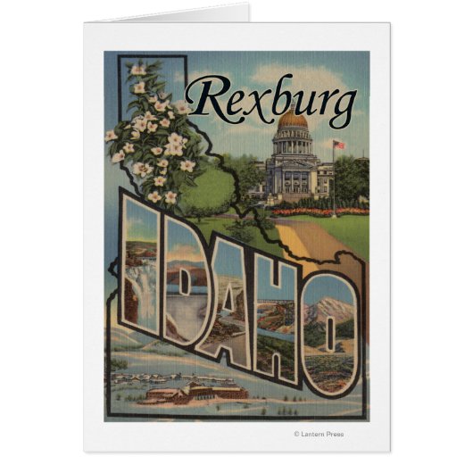 Rexburg, Idaho - Large Letter Scenes (Front)