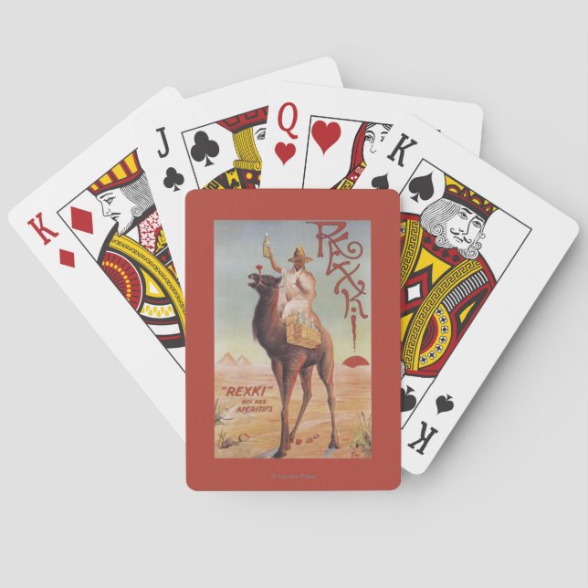 Rexki - King of Before Dinner Liqueurs Poker Cards (Back)