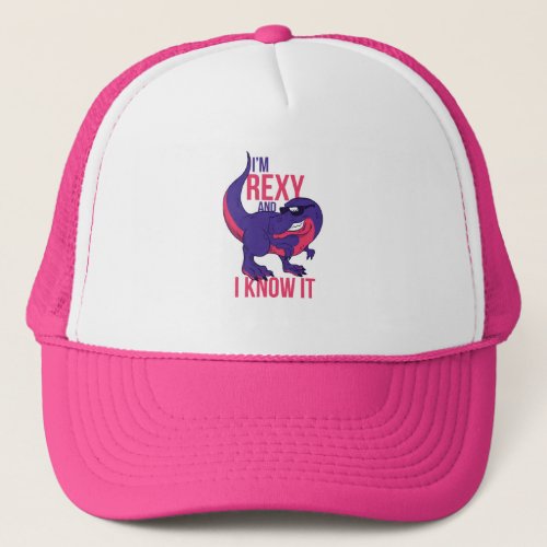Rexy Pun Trucker Hat