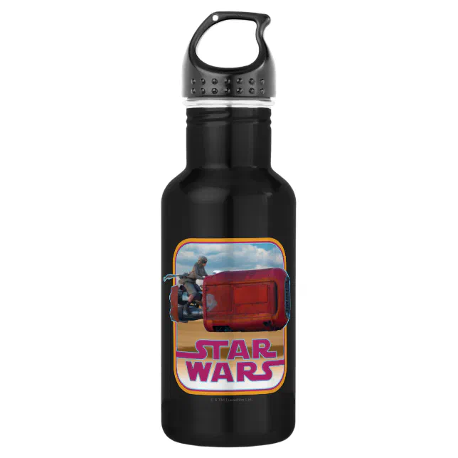 Zazzle Rey and Speeder Water Bottle
