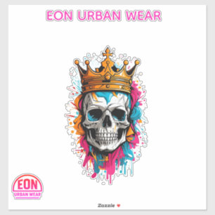 REY CALAVERA STICKER