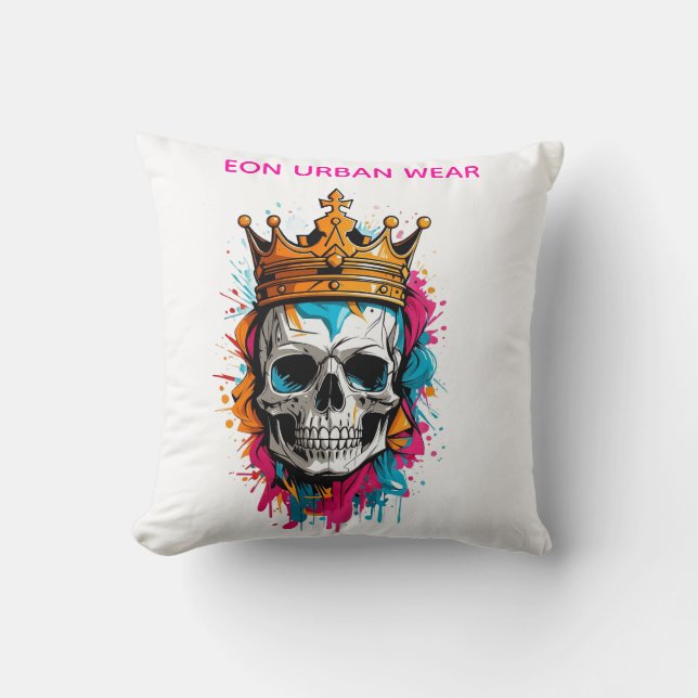 REY CALAVERA THROW PILLOW (Front)