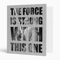Rey | The Force is Strong with this One 3 Ring Binder