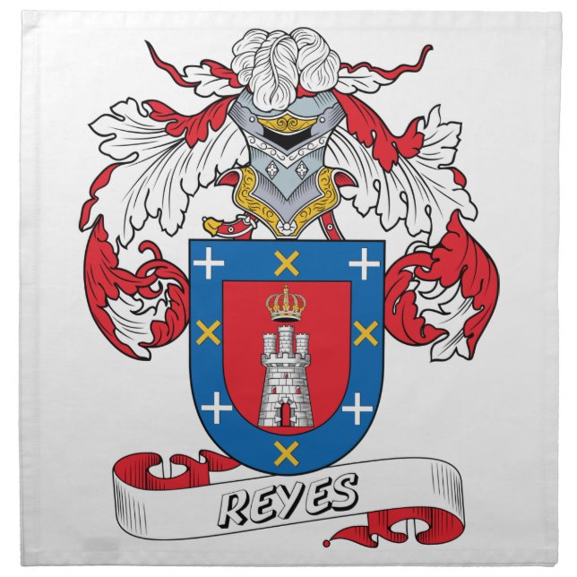 Reyes Family Crest Napkin (Front)
