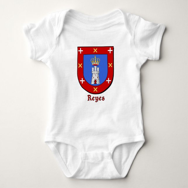 Reyes Family Shield Baby Bodysuit (Front)