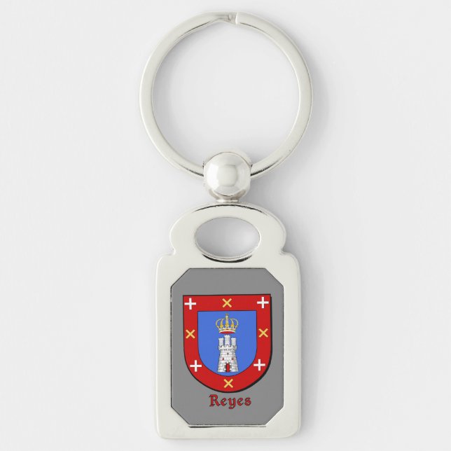 Reyes Historical Shield Keychain (Front)