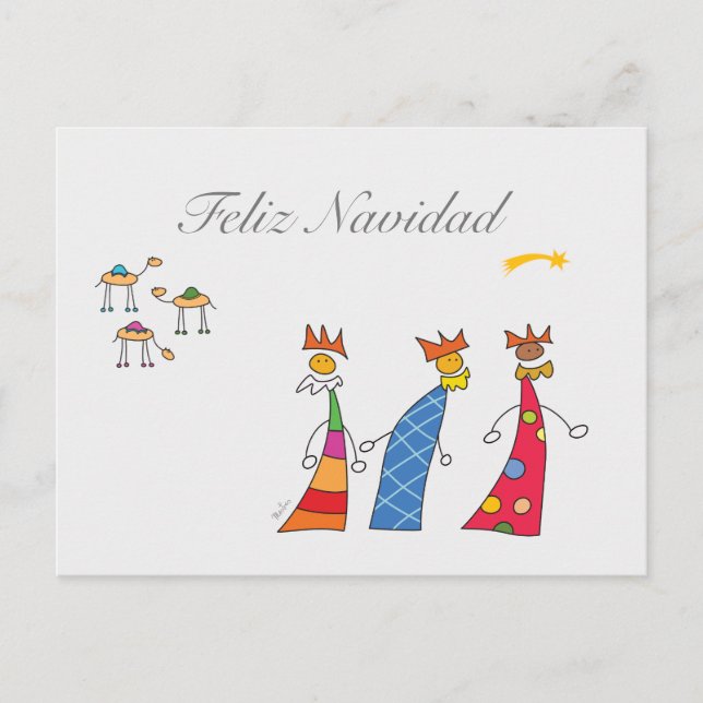 Reyes Magos de Oriente Postcard (Front)