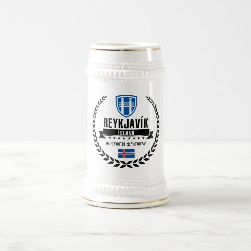 Reykjavk Beer Stein