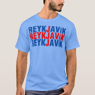 Reykjavik borg iceland T-Shirt