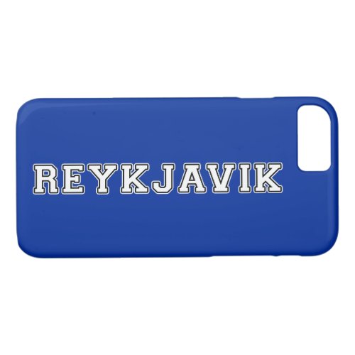 Reykjavik Iceland iPhone 87 Case
