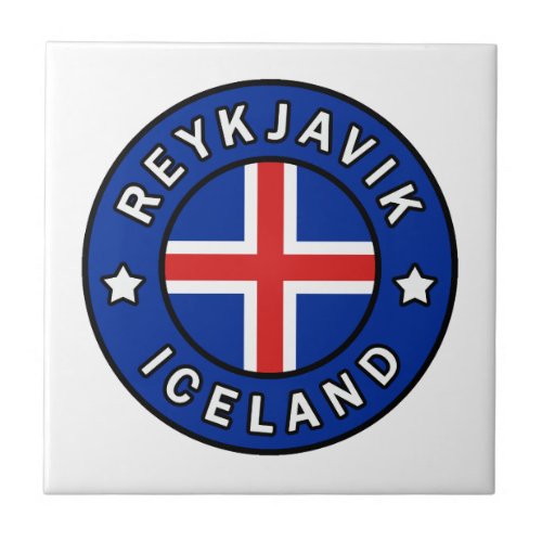 Reykjavik Iceland Ceramic Tile