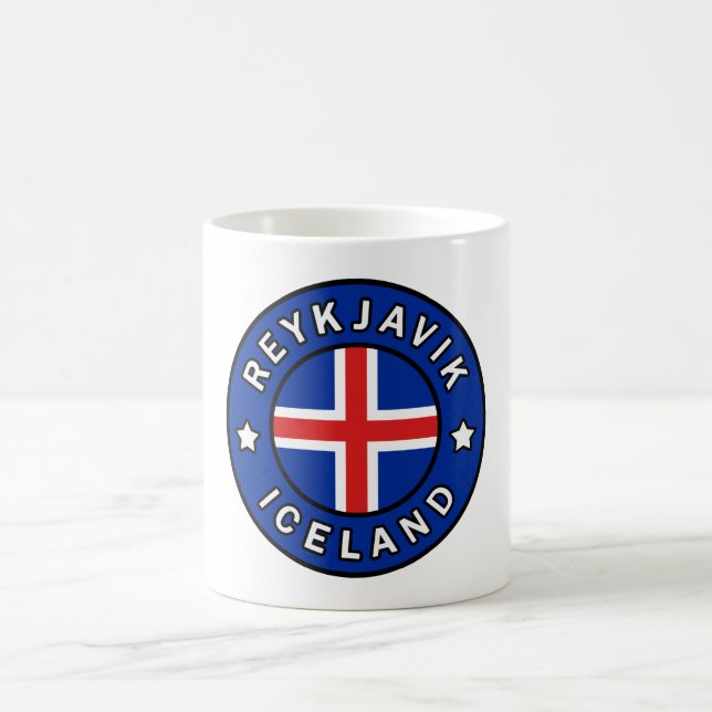 Reykjavik Iceland Coffee Mug (Center)