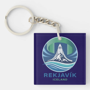Reykjavik Iceland Europe Keychain