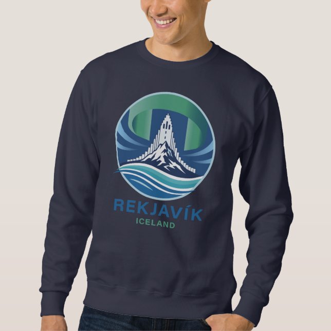 Reykjavik Iceland Europe Sweatshirt (Front)