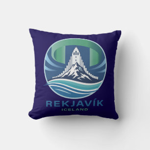 Reykjavik Iceland Europe Throw Pillow