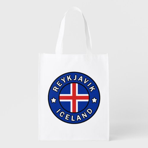 Reykjavik Iceland Grocery Bag