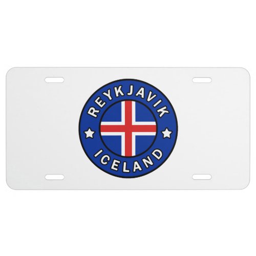 Reykjavik Iceland License Plate