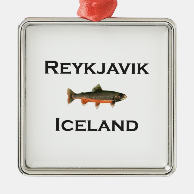 Reykjavik Iceland Metal Ornament (Front)