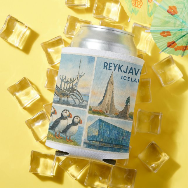 Reykjavik Iceland multiview  Can Cooler (In Situ Summer)