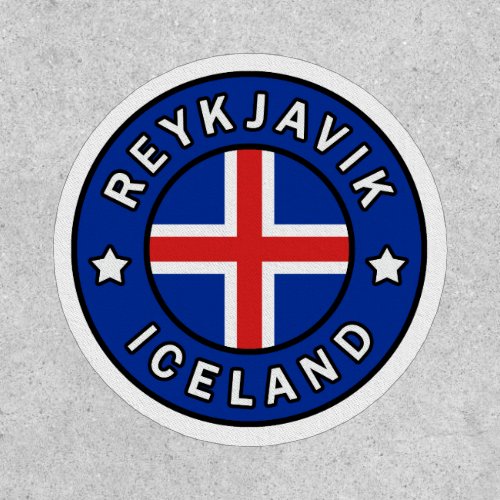 Reykjavik Iceland Patch