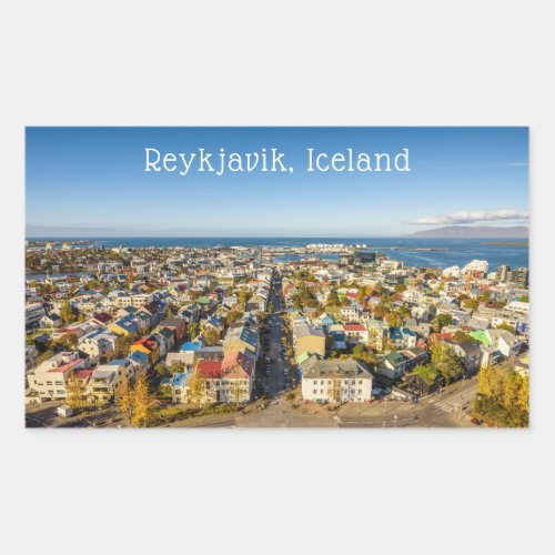 Reykjavik Iceland Rectangular Sticker
