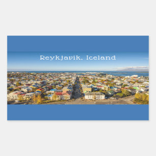 Reykjavik Iceland Rectangular Sticker