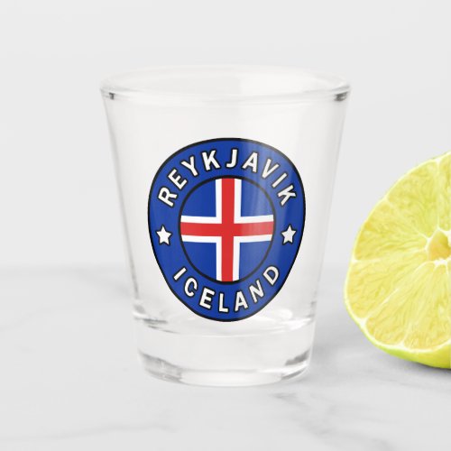 Reykjavik Iceland Shot Glass