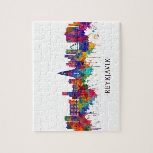 Reykjavik Iceland Skyline Jigsaw Puzzle