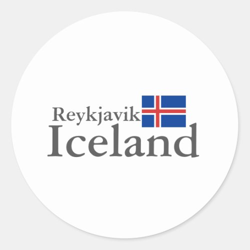 Reykjavik Iceland Sticker