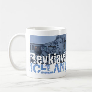 Reykjavik Iceland street mural Coffee Mug