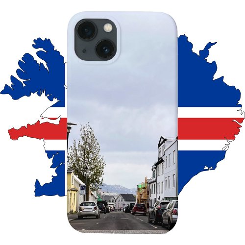 Reykjavik Iceland Street Scene Photo iPhone 13 Case
