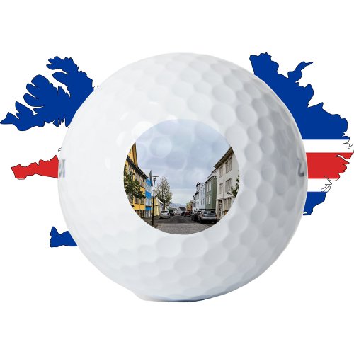 Reykjavik Iceland Street Scene Photograph Golf Balls