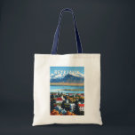 Reykjavík Iceland Travel Art Vintage Tote Bag<br><div class="desc">Reykjavík retro vector travel design. Reykjavík is the northernmost capital of a sovereign state in the world. It is among the cleanest,  greenest,  and safest cities in the world.</div>