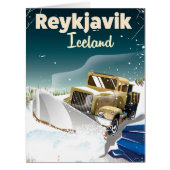 Reykjavik Iceland travel print (Front)