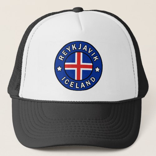 Reykjavik Iceland Trucker Hat
