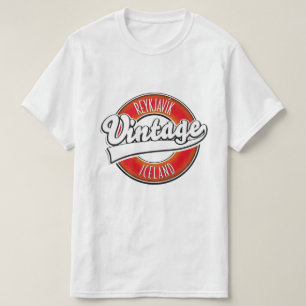 Reykjavík Iceland vitnage logo T-Shirt