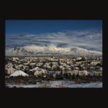 Reykjavik in Winterdress Poster