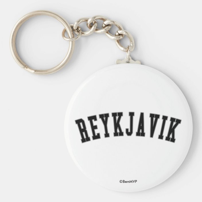 Reykjavik Keychain