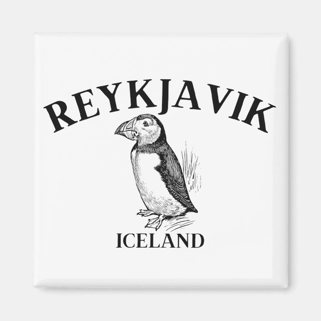 Reykjavik Magnet (Front)