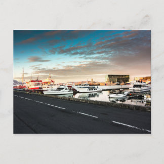 Reykjavik Marina Iceland Postcard