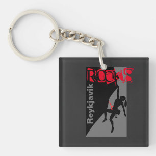 Reykjavik Rocks Keychain