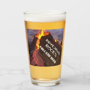 Reykjavik Rocks Volcano Beer Glass